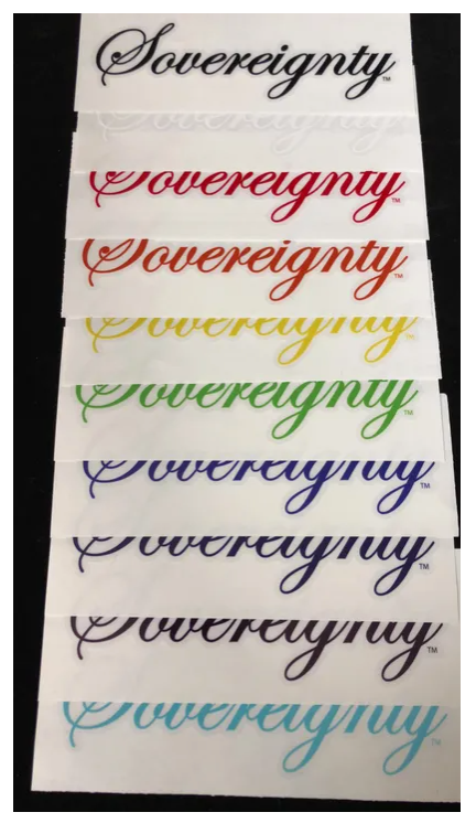 Sovereignty Signature Sticker