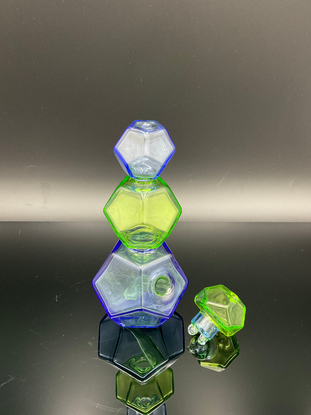 Geo Stack Tube – Boro Brothers Glass Gallery
